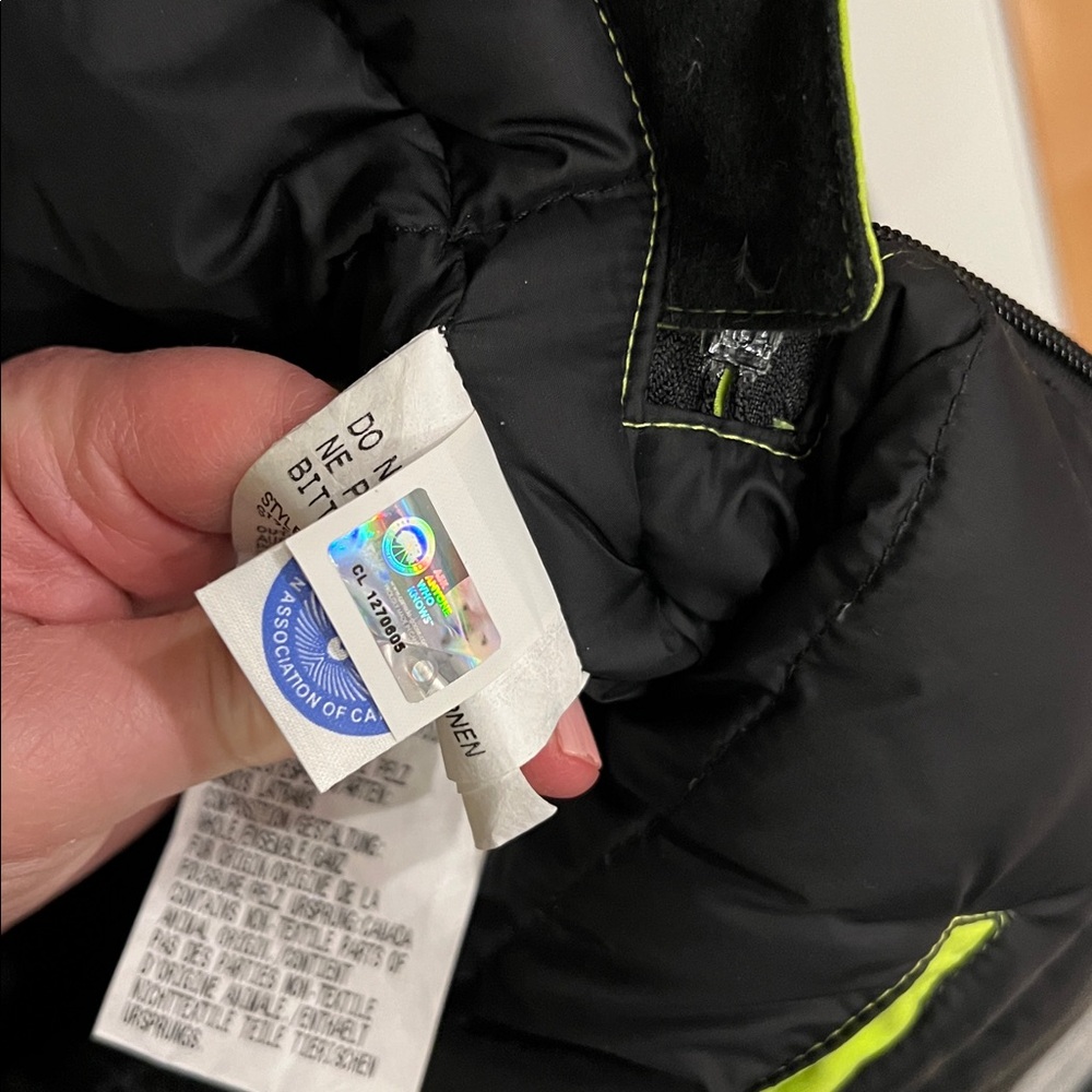 Canada Goose Lime Green baby bunting bad Snowsuit - Picture 6 of 8